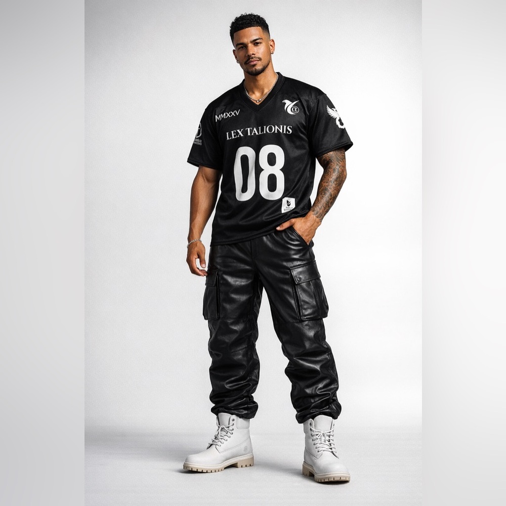 Men’s Black Jersey with 08 Graphic